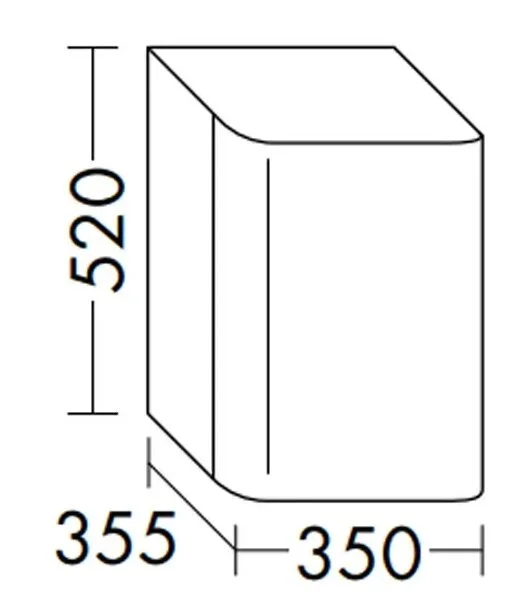 Шкаф Burgbad B.ME UHFK035LF5982G0126 бежевый