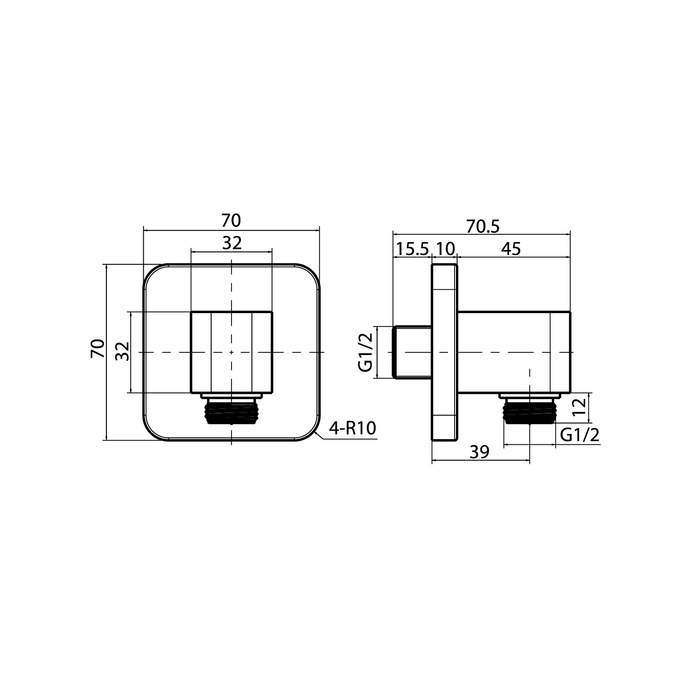 Шланговое подключение Iddis Slide SLIBL00i62 черный матовый