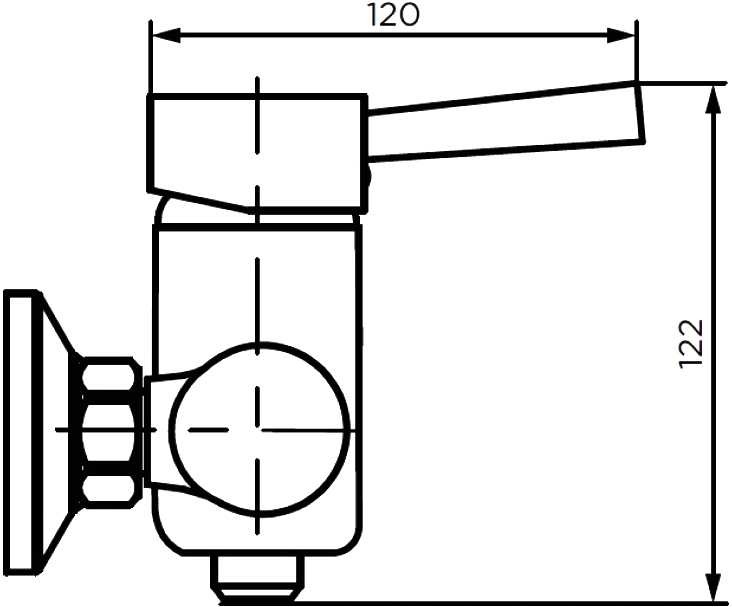 Смеситель для душа DIWO Казань DW-KAZ-20-000