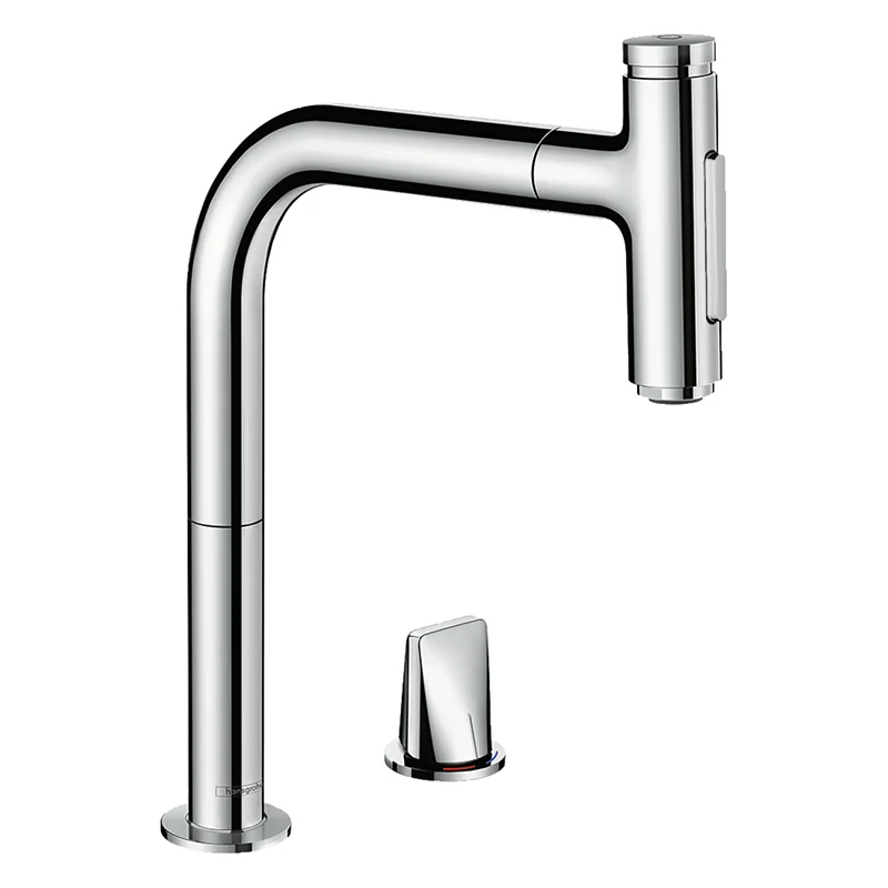 Смеситель для кухни Hansgrohe Metris Select 73818000 хром