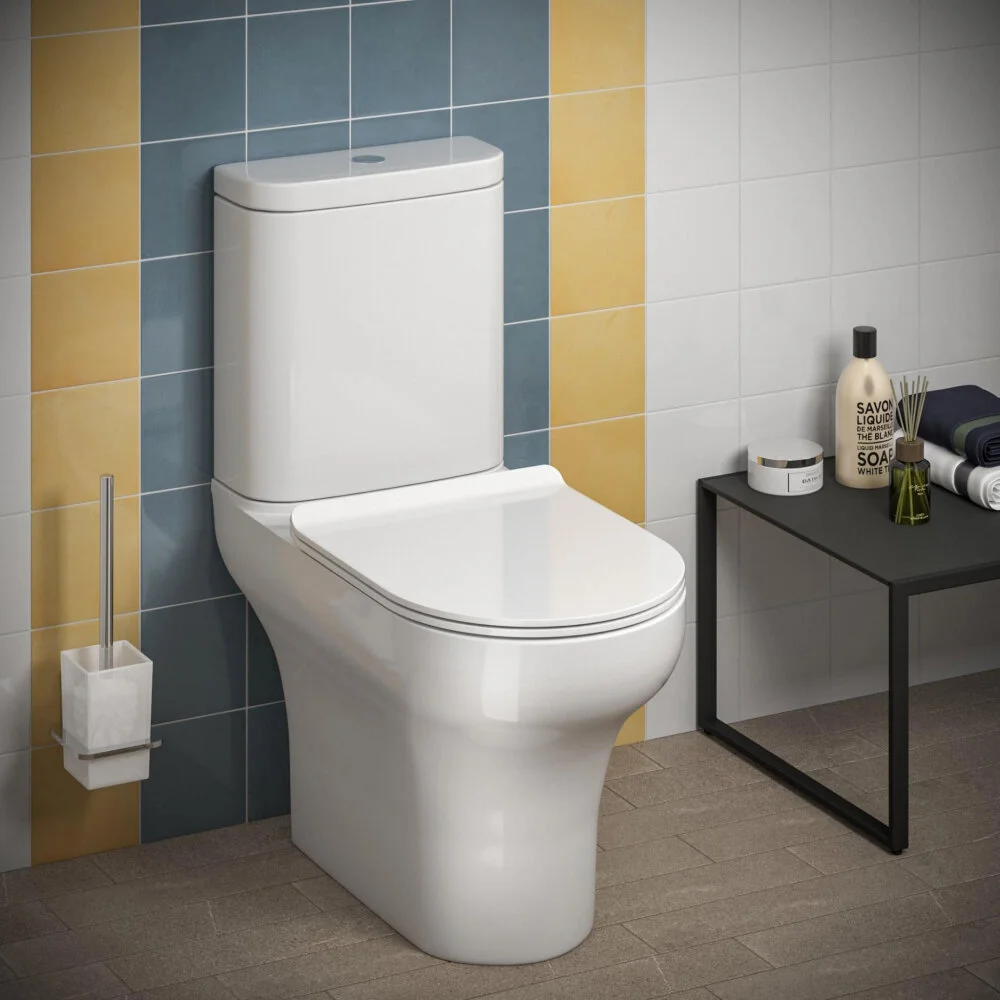 Напольный безободковый унитаз Kerama Marazzi Buongiorno BG.wc.01/BG.cis.01 белый