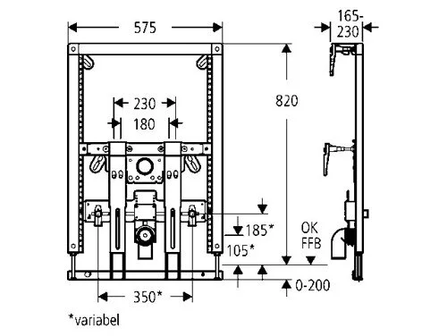 Инсталляция для биде Grohe Dal Rapid 'S' 37190000