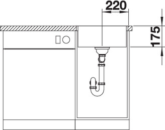 Кухонная мойка Blanco Zerox 400-IF Durinox 523097