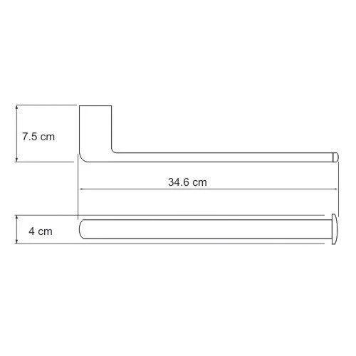 Полотенцедержатель WasserKRAFT Berkel К-6800 K-6851 хром