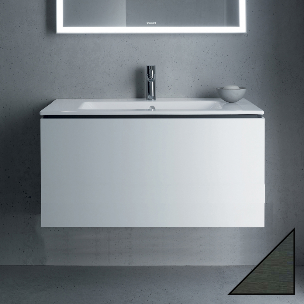 Тумба с раковиной Duravit L-Cube LC6141 83 коричневая сосна