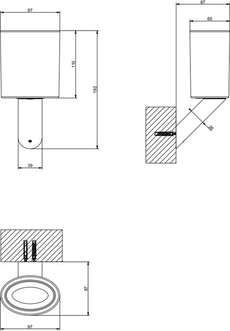 Стакан Gessi Ovale 25618#299, черный