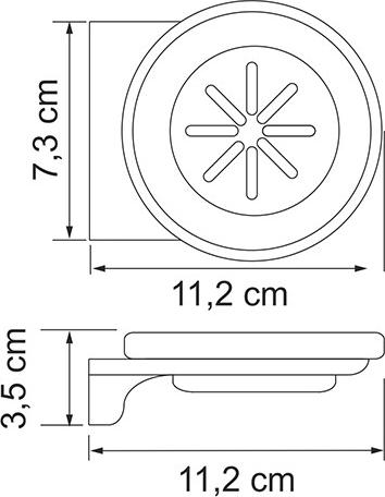 Мыльница WasserKRAFT Kammel K-8329W, белый