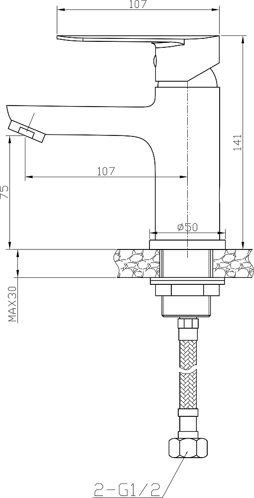 Смеситель Agger Splendid A0902100 для раковины