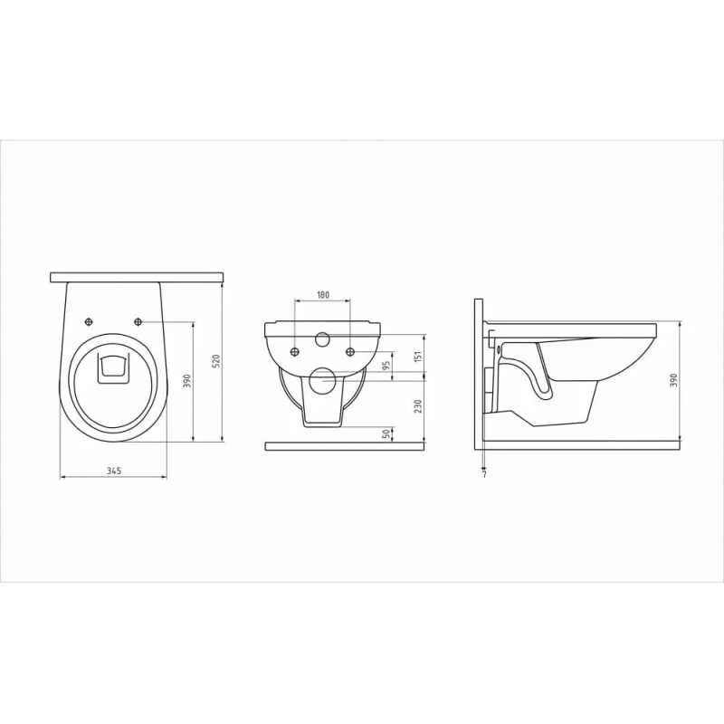 Инсталляция Berges Novum 525 с унитазом Berges Gamma 042427, кнопка S3 хром глянцевый, сиденье микролифт, комплект