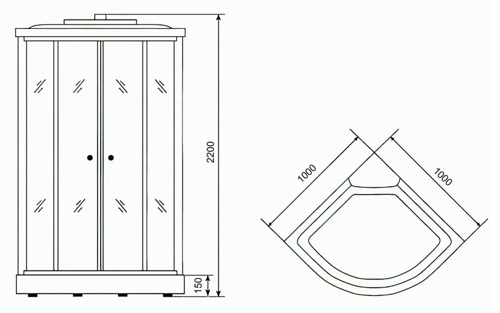 Пенал Cersanit Stillo P-SL-STL