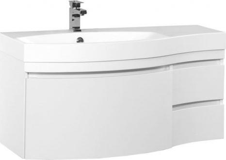 Тумба с раковиной Aquanet Опера 115 L 00212991 белый