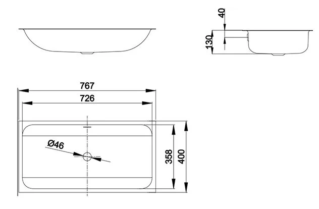 Раковина Bette One A137-000 белый