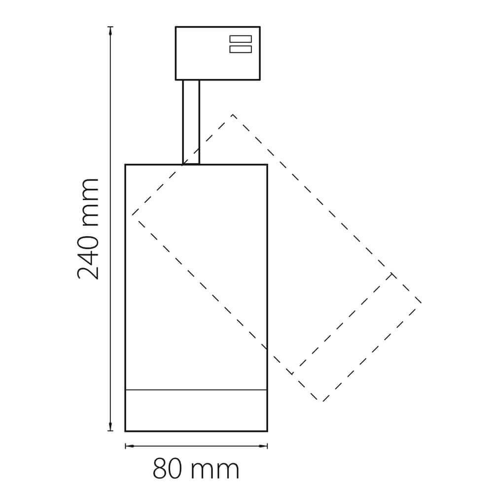 Трековый светодиодный светильник Lightstar Canno Led 303274