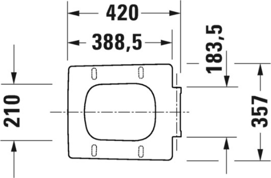 Крышка-сиденье Duravit Viu 0021290000 с микролифтом, белый