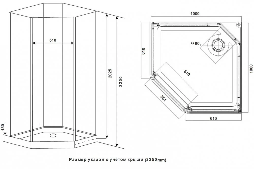 Душевая кабина Timo Ilma Ilma 701