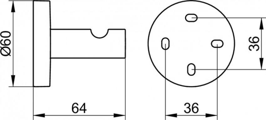 Крючок Keuco Edition 90 19014010000