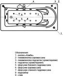 Акриловая ванна Aquatek Леда 170x80 см LED170-0000081, белый