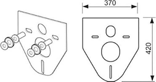 Декоративная панель Tece TECElux 9650102 для крышек-биде Villeroy & Boch ViClean