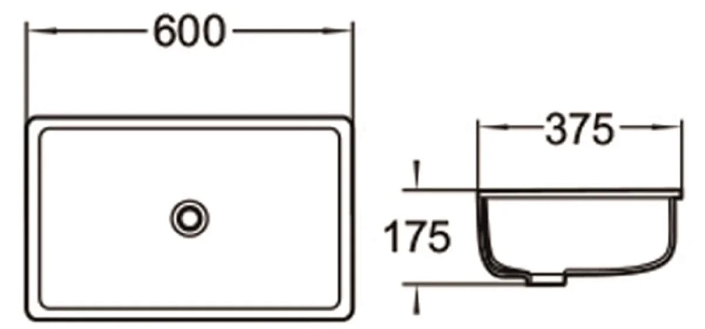 Раковина SantiLine SL-3006 белый