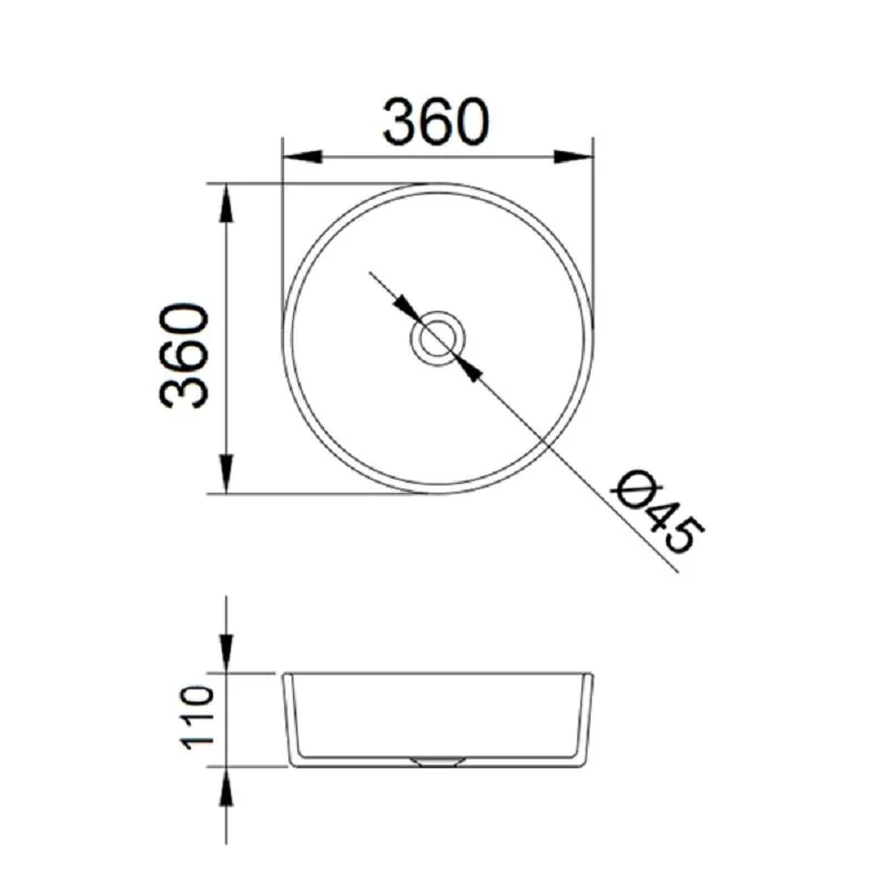 Раковина накладная Comforty 00-00015719 белый