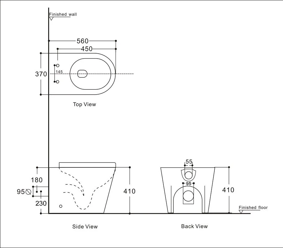 Приставной унитаз Aquanet Atago 2.0 F LX-1906 (243548) безободковый Rimless, с крышкой-сиденьем Soft Close - Slimseat