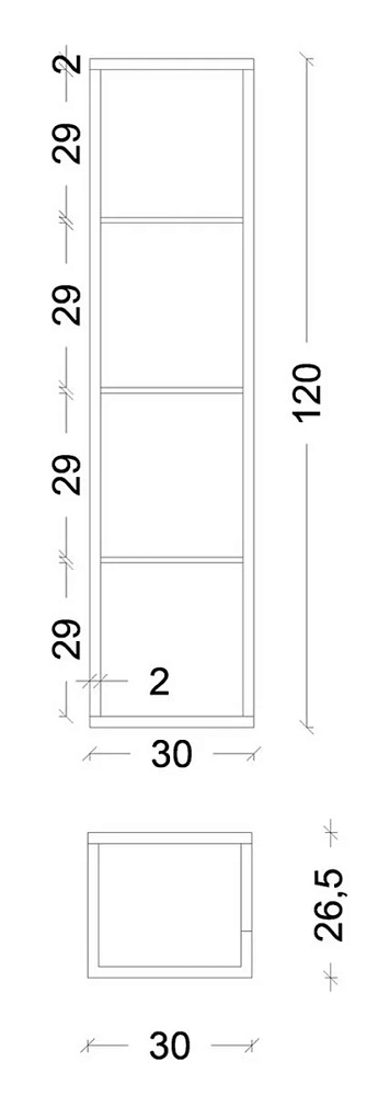 Шкаф-пенал Armadi Art Loft 896-W белый