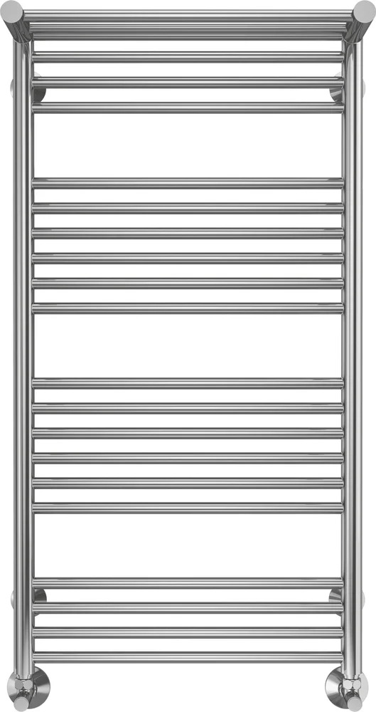 Полотенцесушитель водяной Terminus Аврора П20 500x1000 4670078529442 c полкой, хром