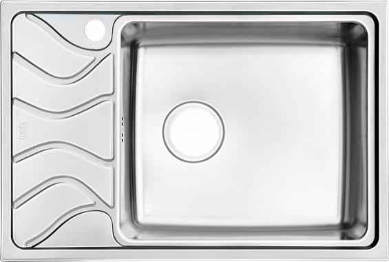 Комплект кухонная мойка Iddis Reeva REE71SRi77 хром + смеситель Iddis Kitchen Line K11SB0JI05