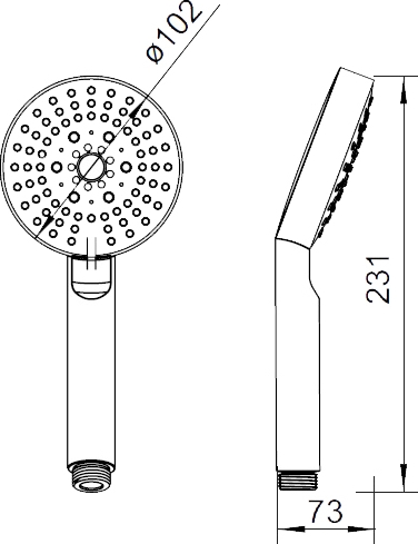 Ручной душ Iddis Optima Home 0305F00I18, хром