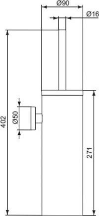 Ёршик Ideal Standard IOM A9128MY хром