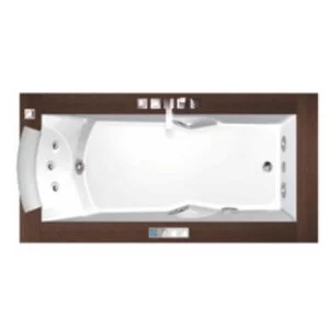 Акриловая ванна Jacuzzi Aura Uno 9F43-531A/7204-00290 белый, коричневый, черный