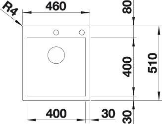 Кухонная мойка Blanco Zerox 515639 серый