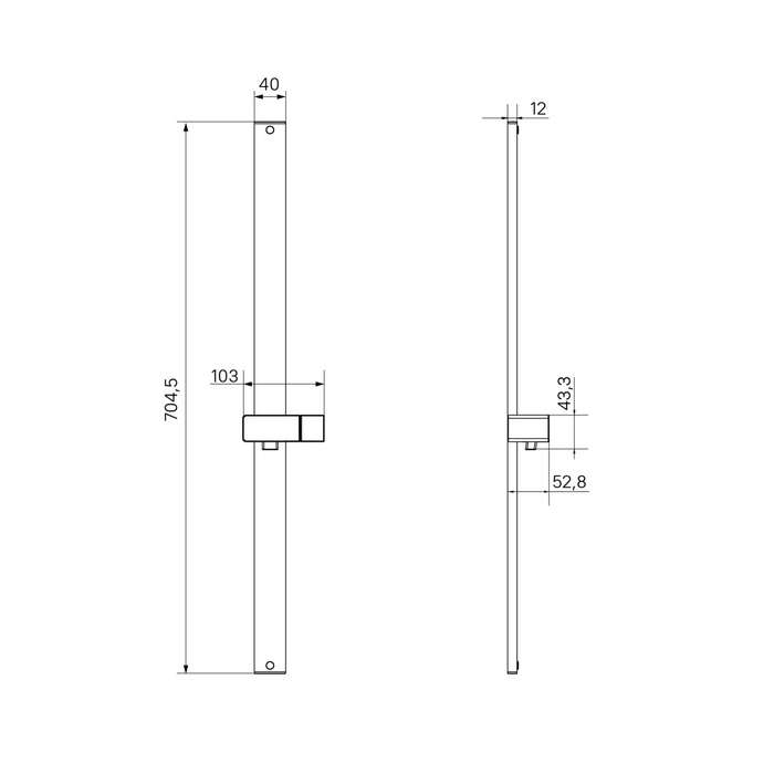 Душевая стойка Iddis Optima Home OPH70B0i17 черный