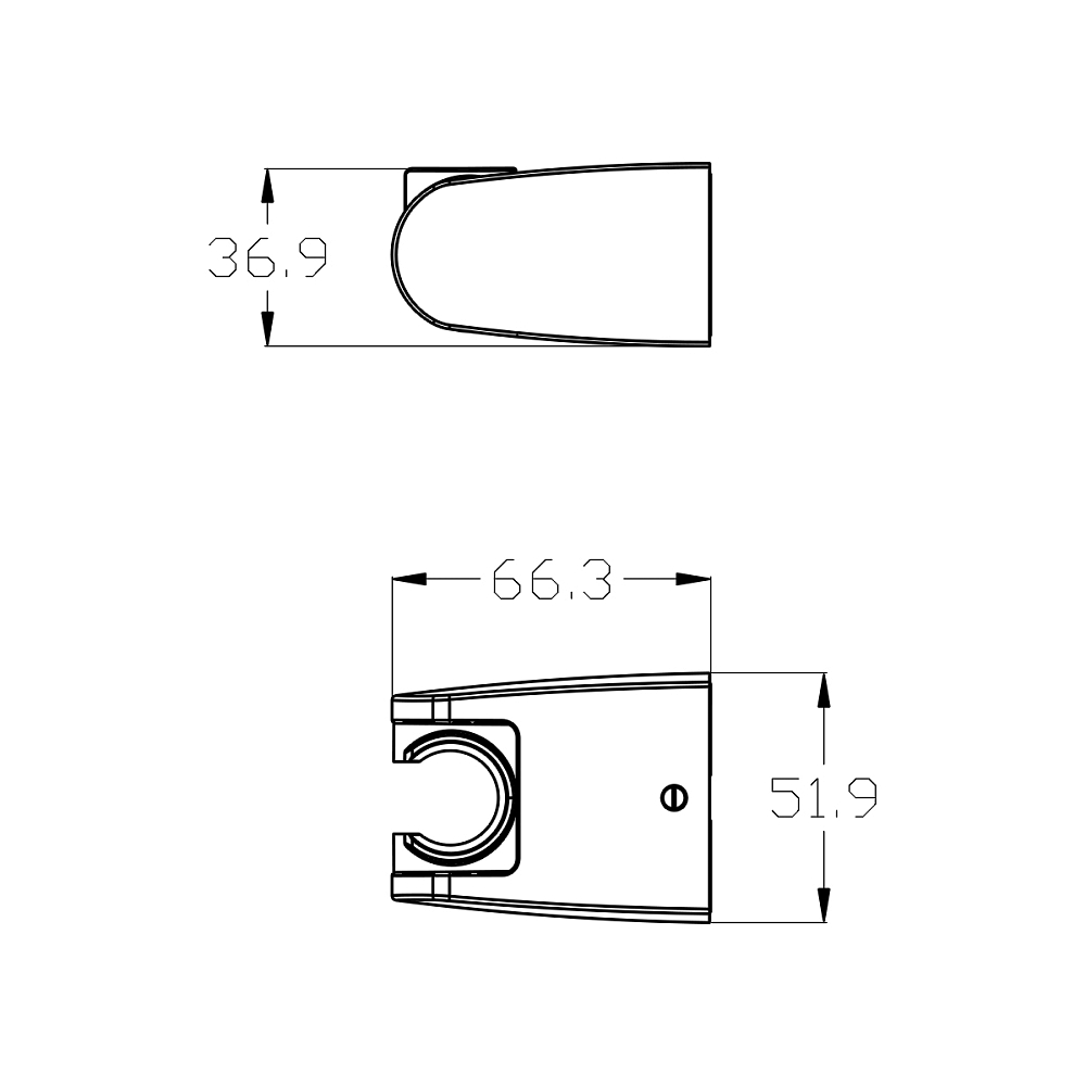 Держатель душа Lemark LM8083BL черный