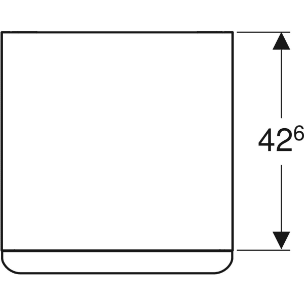 Шкаф 45 см Geberit Smyle Square 500.357.JR.1, пекан