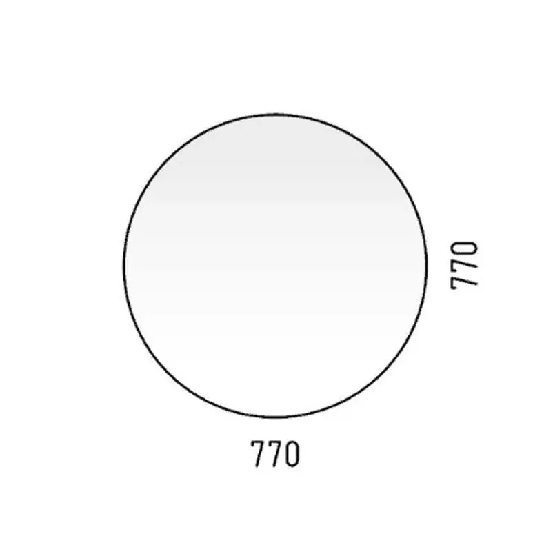 Зеркало Corozo Окко 770 SD-00001359, без подсветки