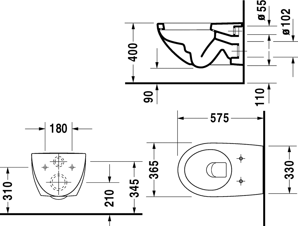 Крышка-сиденье Duravit Architec 0069690000 с микролифтом петли хром