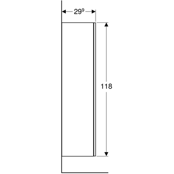 Шкаф Geberit Smyle Square 500.361.JL.1 песочный