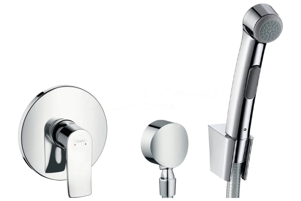 Душ гигиенический Hansgrohe 32128000/27506000/31686000/13620180 хром