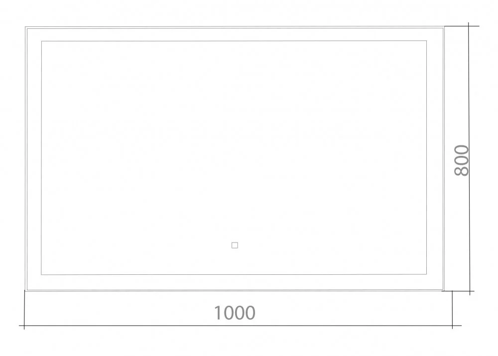 Зеркало Azario Сантана ФР-00002162 белый