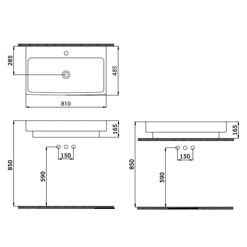 Раковина накладная Bocchi Scala Arch 1078-004-0126 черный