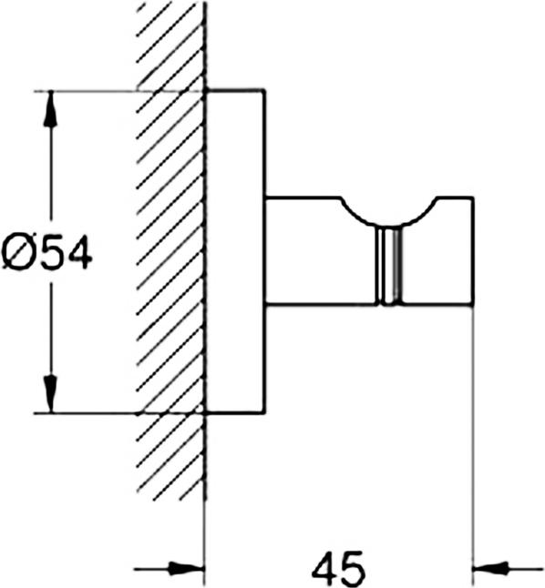 Крючок Grohe Essentials 40364001