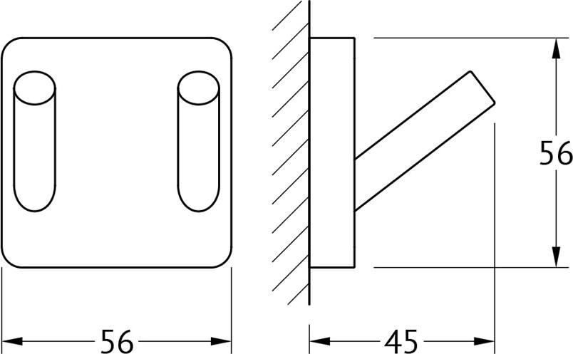 Крючок Ellux Avantgarde AVA 001