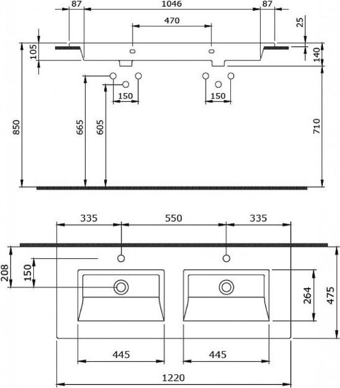 Раковина Bocchi Milano 1111-004-0126, черный матовый