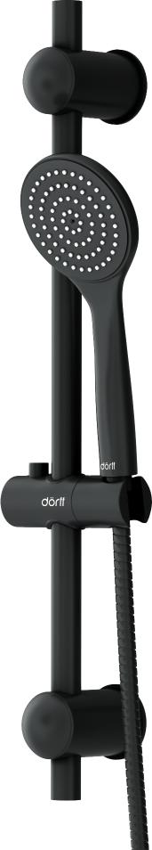 Душевой гарнитур Dorf Comfort D0108000BL чёрный