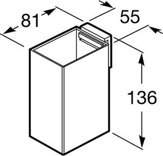 Стакан Roca Nuova Rubik 816844001