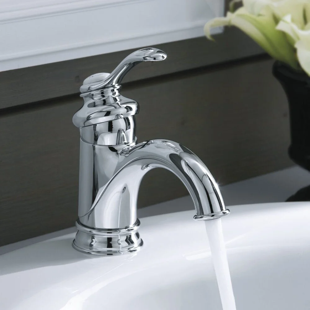 Смеситель для раковины Kohler Fairfax K-12182-CP хром