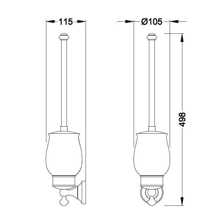 Ёршик Schein Saine Chrome 7053031 хром