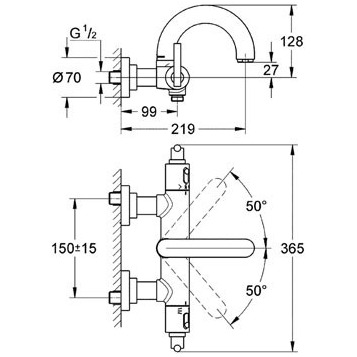 Термостат Grohe Atrio 34062000