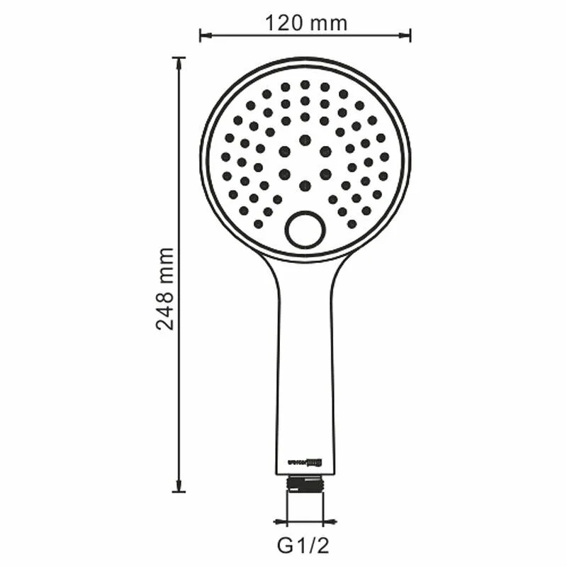 Душевая система WasserKRAFT Sauer 7100 A71208 золото